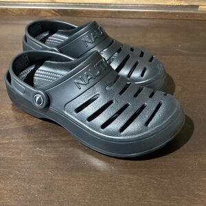 Nautica Black River Edge Clog Water Shoes Size 7